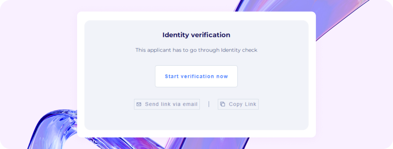 To verify representatives, click the "Start verification now" button and open a new verification window in a new tab.