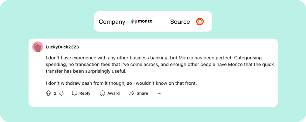 Monzo is a popular tool for expats, offering budgeting and expense tracking features. With 9.7 million users as of 2024, Monzo has an intuitive interface and mobile-first approach, making it easy for non-tech-savvy users to navigate. It offers flexible spending options, such as tax-saving pots and quick invoice generation, helping businesses manage their finances efficiently. 