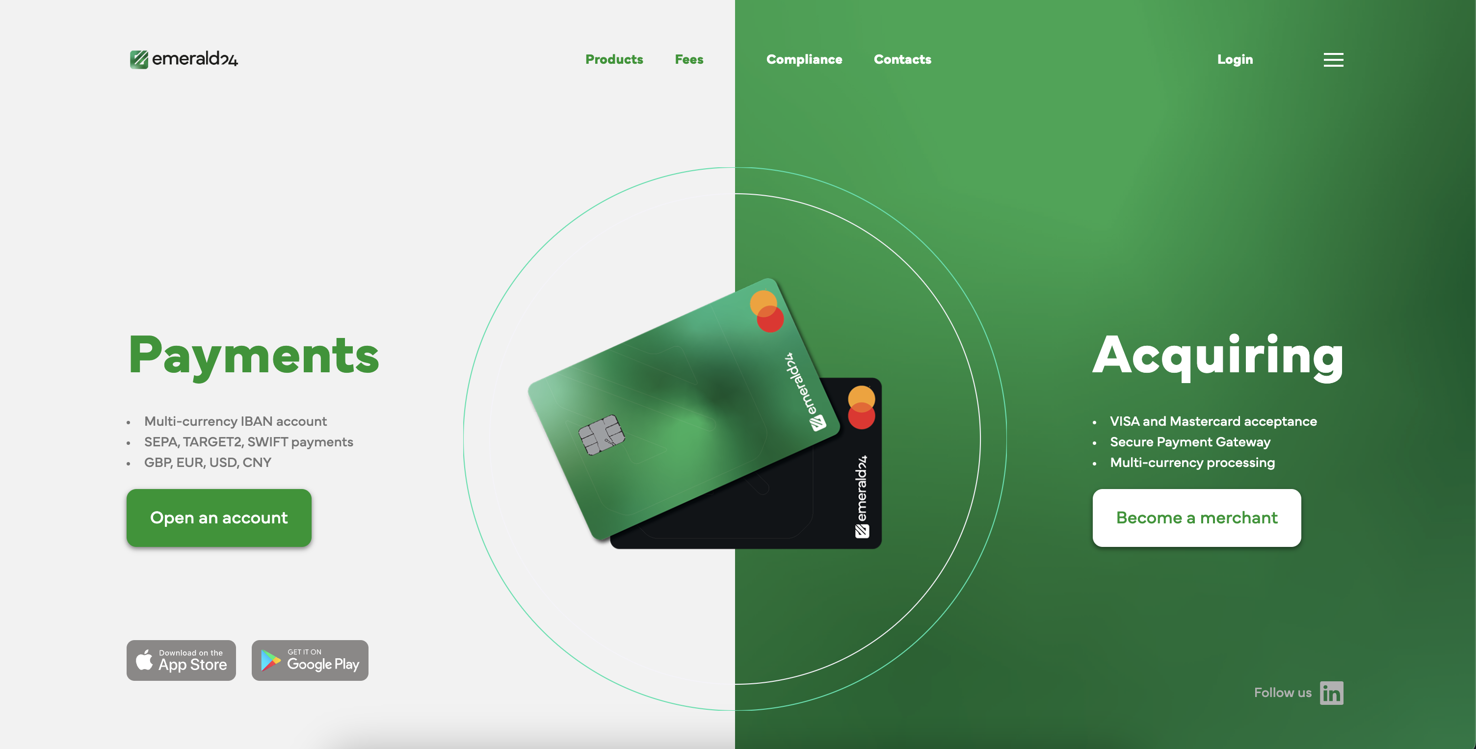 Emerald 24 Online Business Account