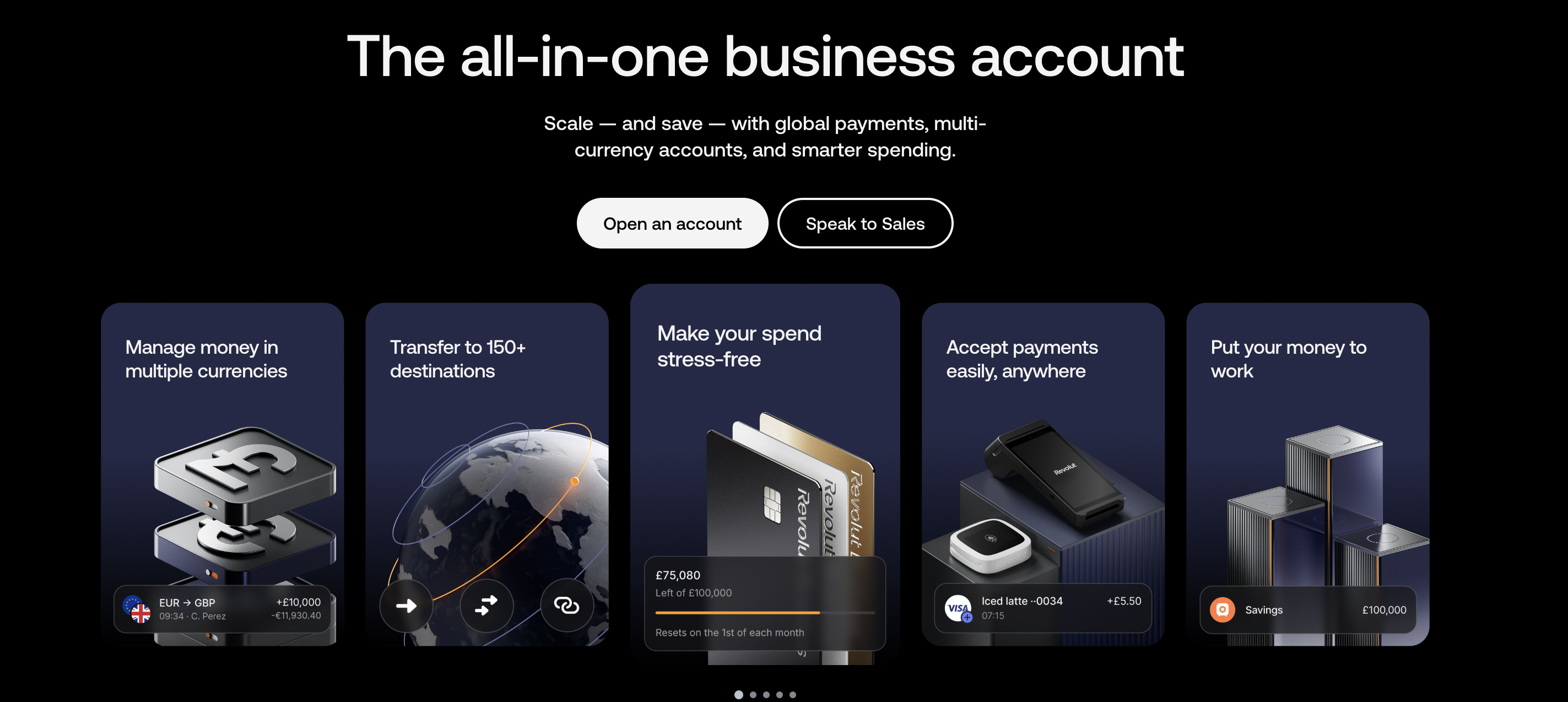 The all-in-one UK euro business account