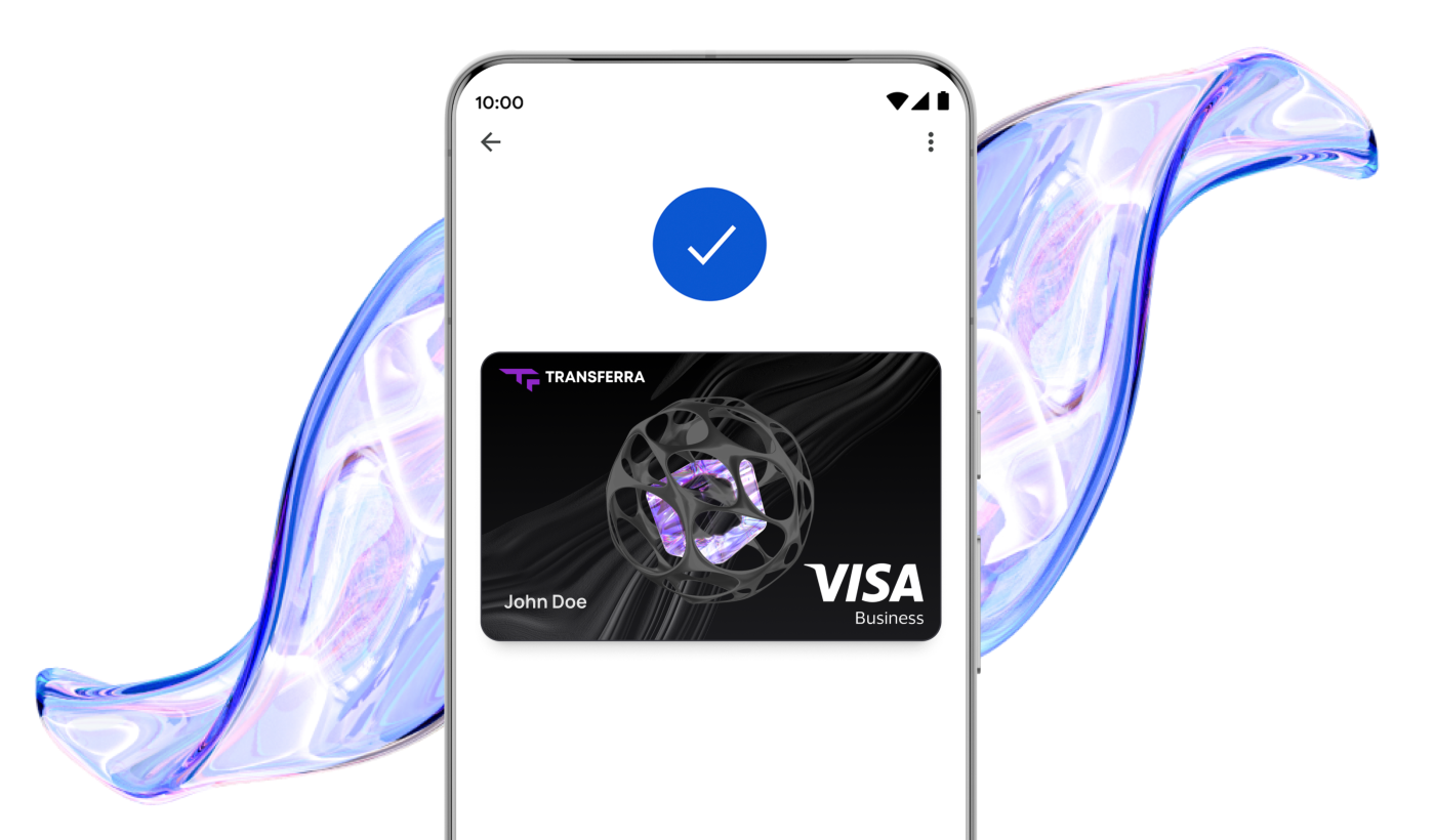 Add Transferra Corporate Card to Google Pay