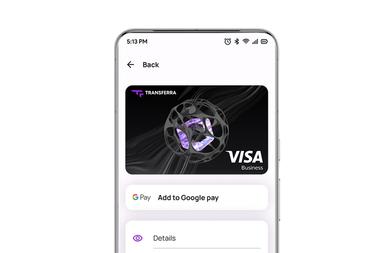 By Using the Transferra Application