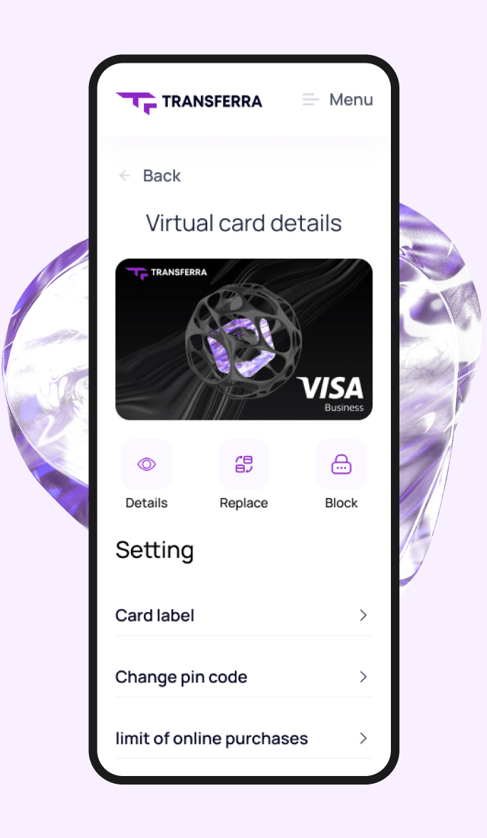 Transform Payments with Transferra's VISA Cards